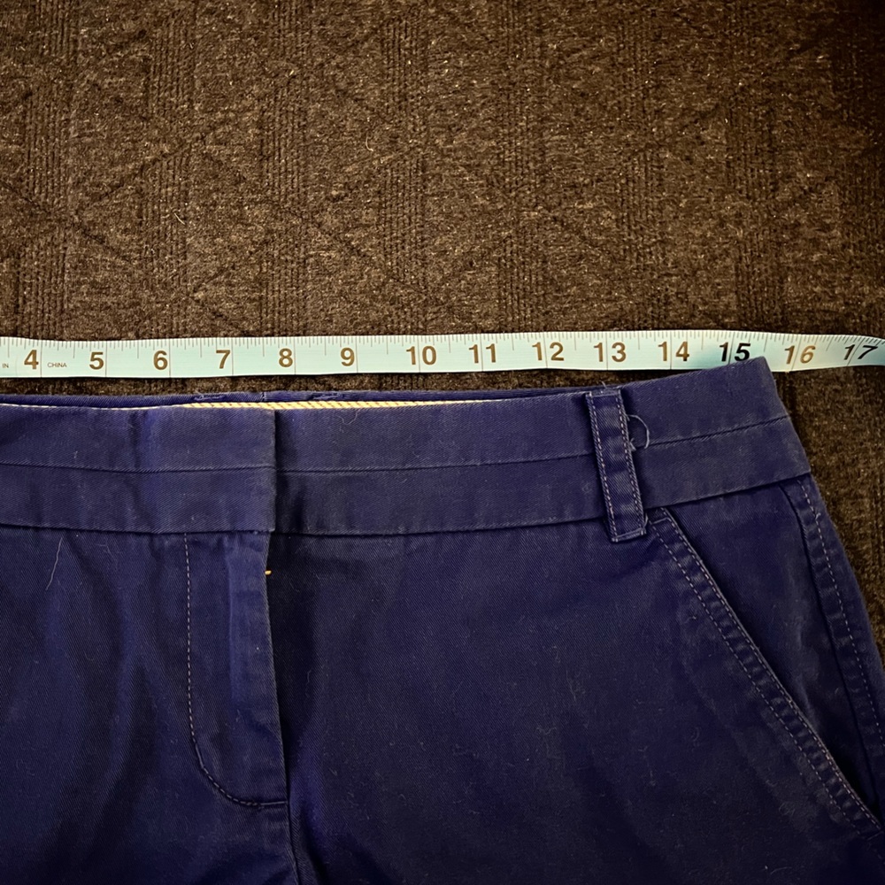 J.Crew Chino blue shorts size 4 - Picture 5 of 5